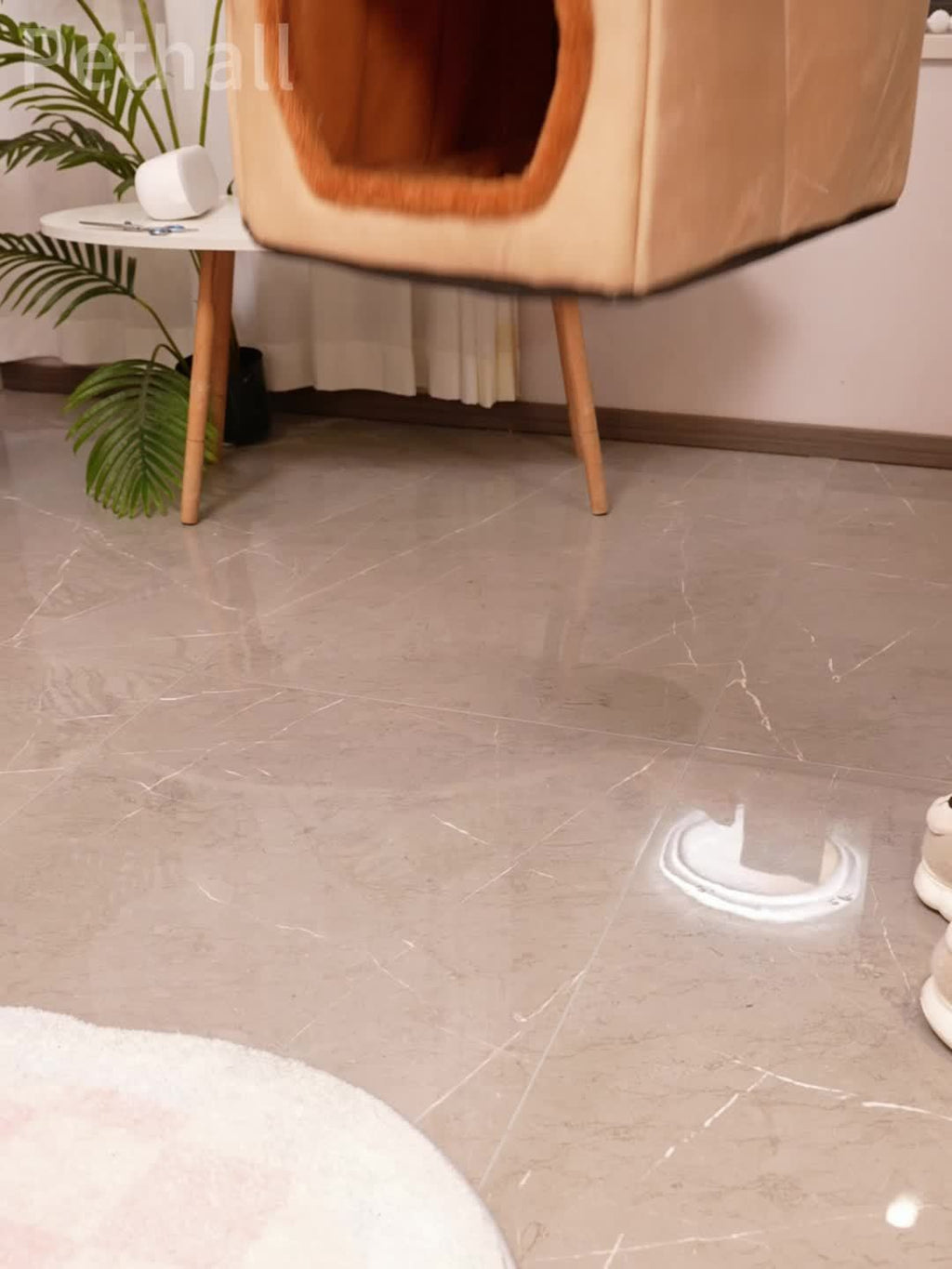 1pc Pet Bed House For Cats, Removable And Washable Cat House, Winter Warm Cat Bed Soft And Comfortable Puppy Cave Nest Christmas Gift