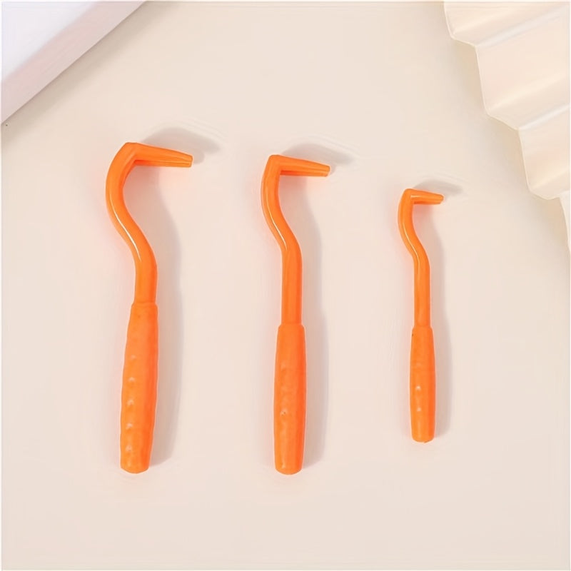 Kit de 3 outils de retrait des puces pour animaux. Crochet à tiques, pince et peigne pour le toilettage des chats et chiens.