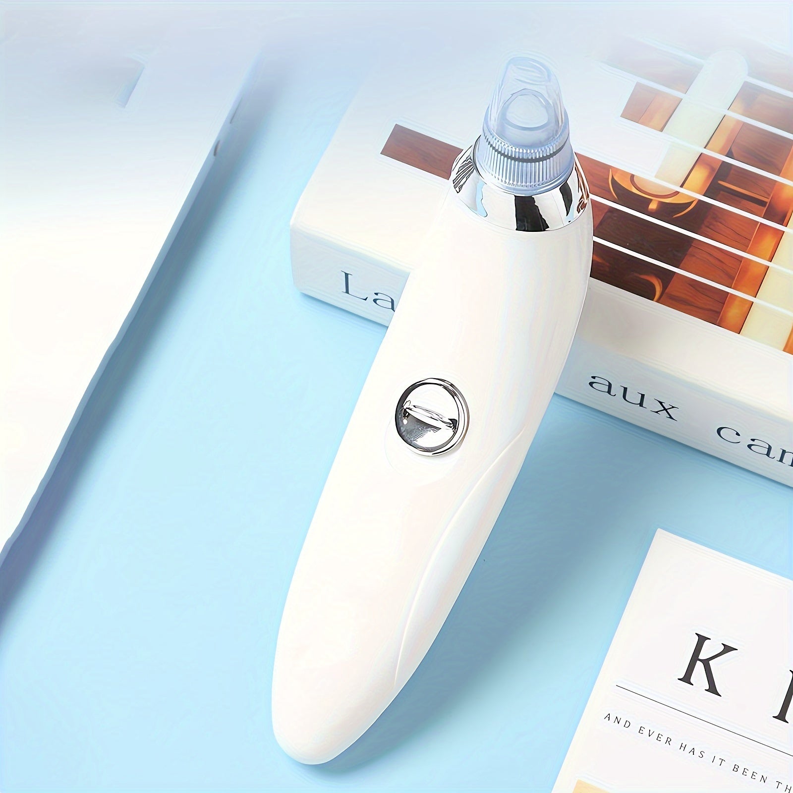 Appareil portable GENAI pour nettoyage des pores, 4 sondes, doux et sûr, adapté hommes et femmes, fonctionne sur piles.