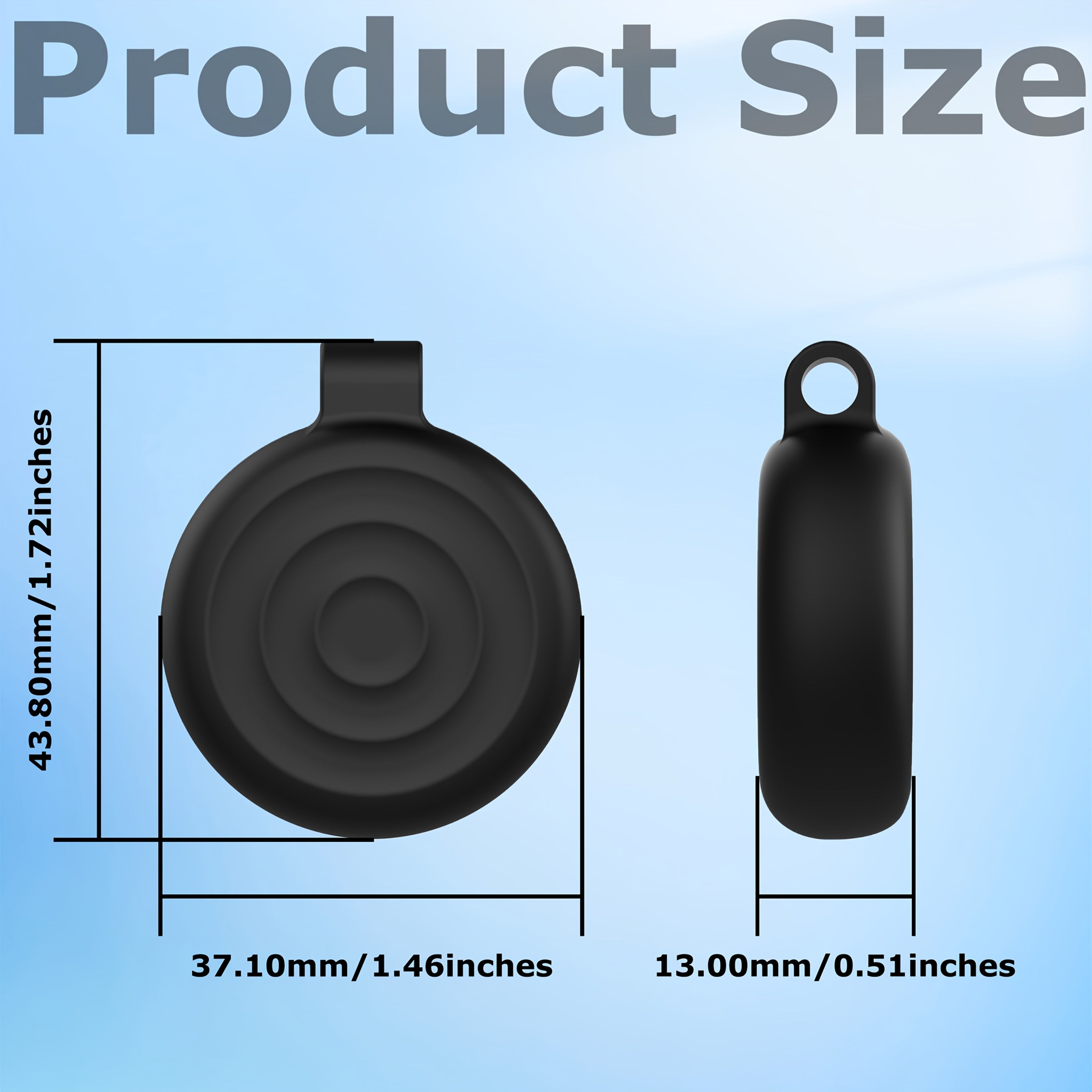 4pcs Silicone Keychain Holders for Apple AirTag, Durable &amp; Waterproof - Perfect for Protecting Valuables like Keys, Luggage, Cameras, and More - Available in Black, Gray, White, Blue, Purple, Red, Pink, Green, and Light Blue,