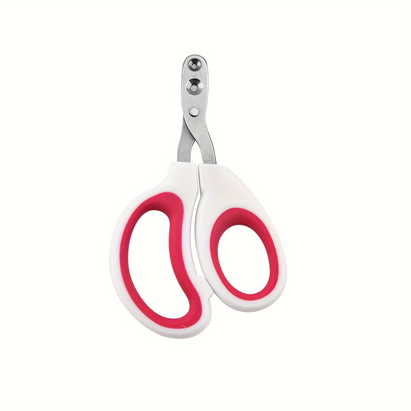 Stainless Steel Pet Nail Clippers for Cats and Small Dogs – Ergonomic Grip, Precise Trimming, Safe &amp;amp; Easy to Use with Red Accent Handles