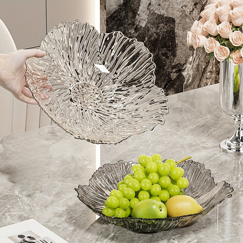 Assiette saladier pétales : style nordique, créatif, pour fruits, légumes et salades. Idéale cuisine, restaurant et repas festifs à domicile.