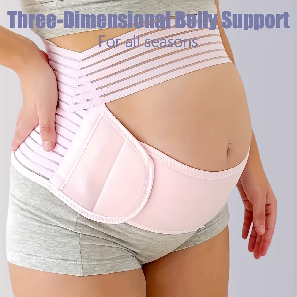 Ceinture de soutien ventre pour femmes, grossesse et post-partum, maintien abdominal solide, contrôle doux de la taille, confortable et ajustable.