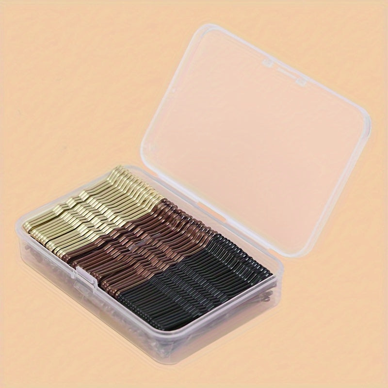 Set de 150 barrettes en alliage, design oblong vintage et élégant, parfait pour styles variés, adapté aux adolescentes et adultes.