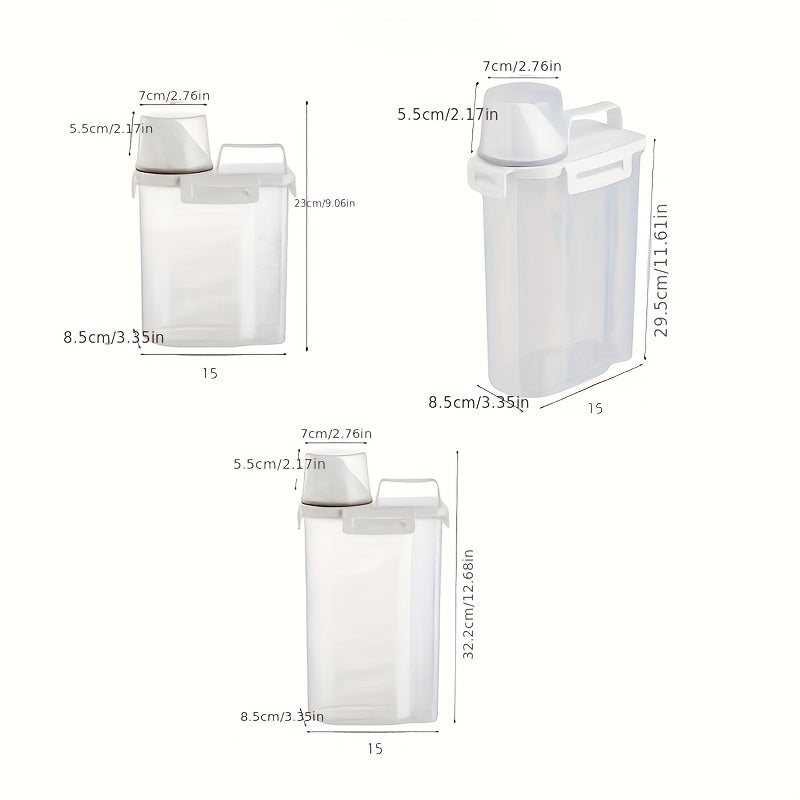 Contenants de stockage hermétiques pour nourriture animale (3 modèles). Fenêtre transparente, étanches et anti-humidité, design mignon, pour chiens, chats et nourriture humide. Durable, idéal pour organiser.