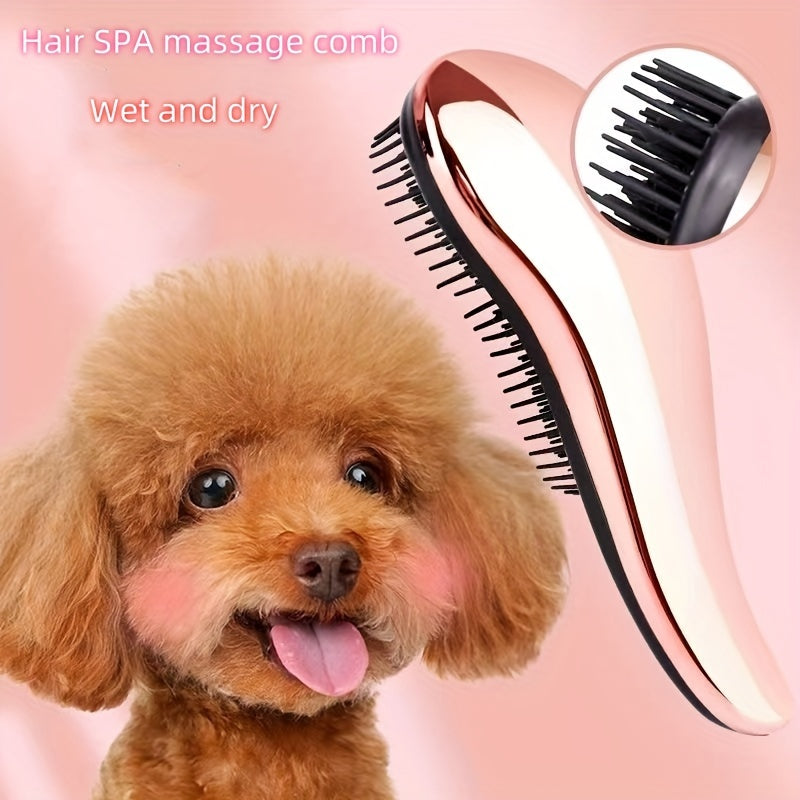 Brosse de toilettage pour animaux. Peigne spécialisé pour chiens et chats, élimine les poils morts et les sous-poils.