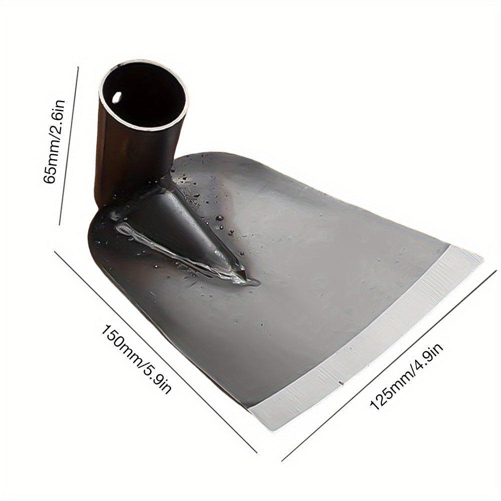 Mini-houe en acier au manganèse, poignée antidérapante ergonomique pour ameublir la terre et désherber, outil polyvalent adapté légumes, fleurs et jardin.