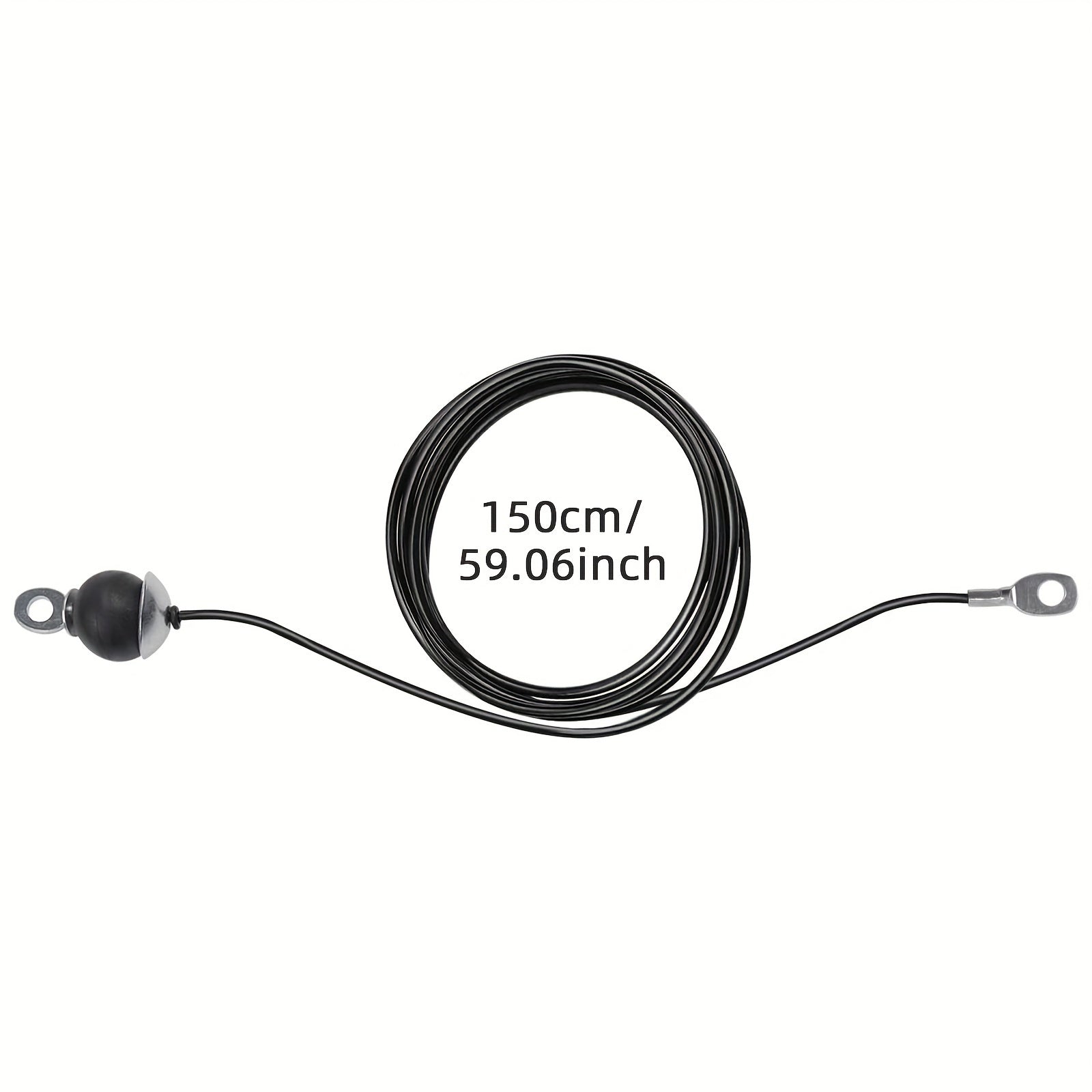 Câble Fixe avec Boule : Câble en acier pour poulie de musculation, adapté machines de gym à domicile et entraînement poids.