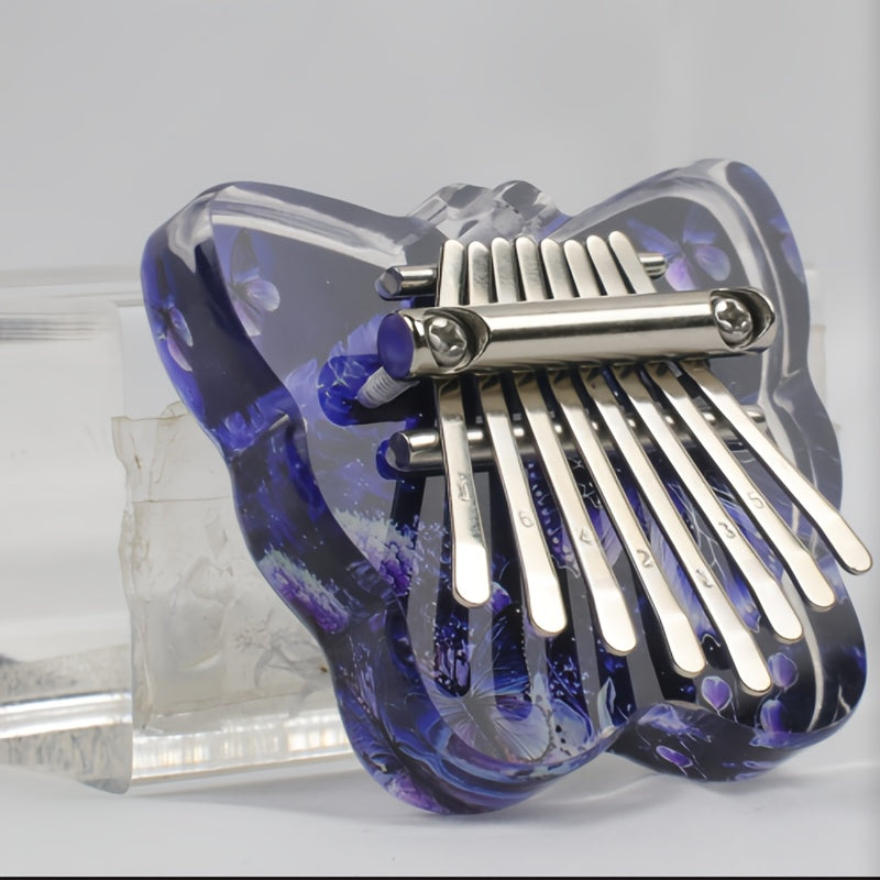 Kalimba huit tons de haute qualité, piano à doigts, instrument musical pour 14 ans et plus, idéal fêtes et cadeaux.