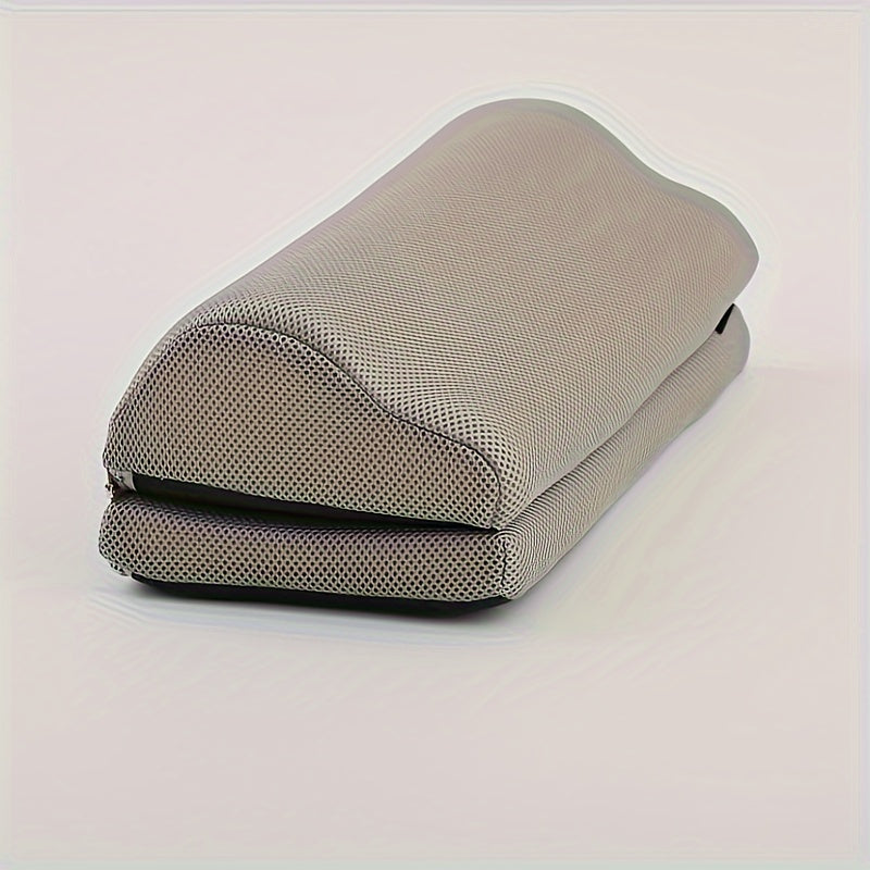 Repose-pieds polyvalent pour bureau, maison ou voiture, assise confortable, hauteur réglable, housse lavable, ergonomique et pratique pour soulager jambes et dos.