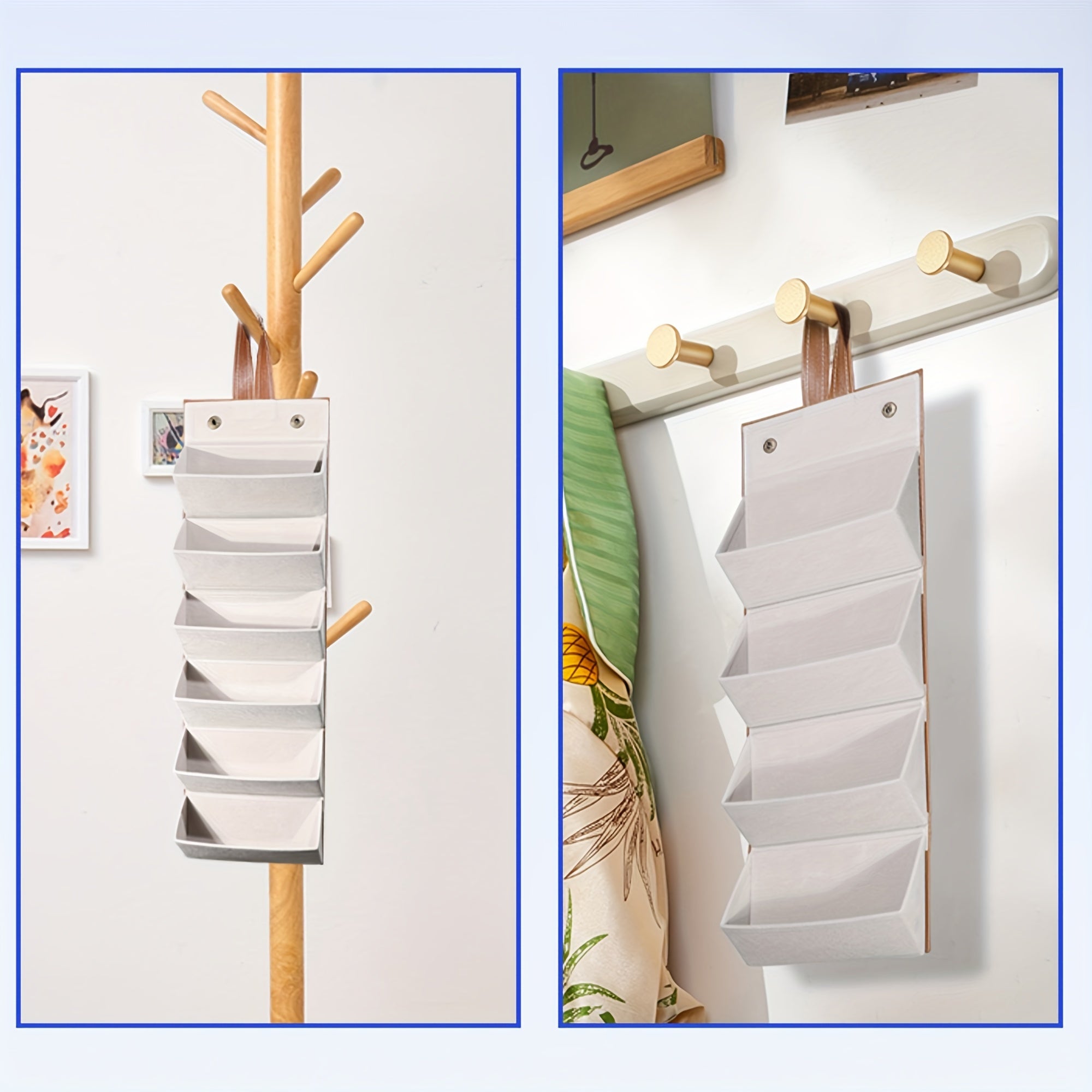 Organisateur pliable pour lunettes, 3 à 6 emplacements, idéal pour voyage et affichage pratique de plusieurs paires d’optique.