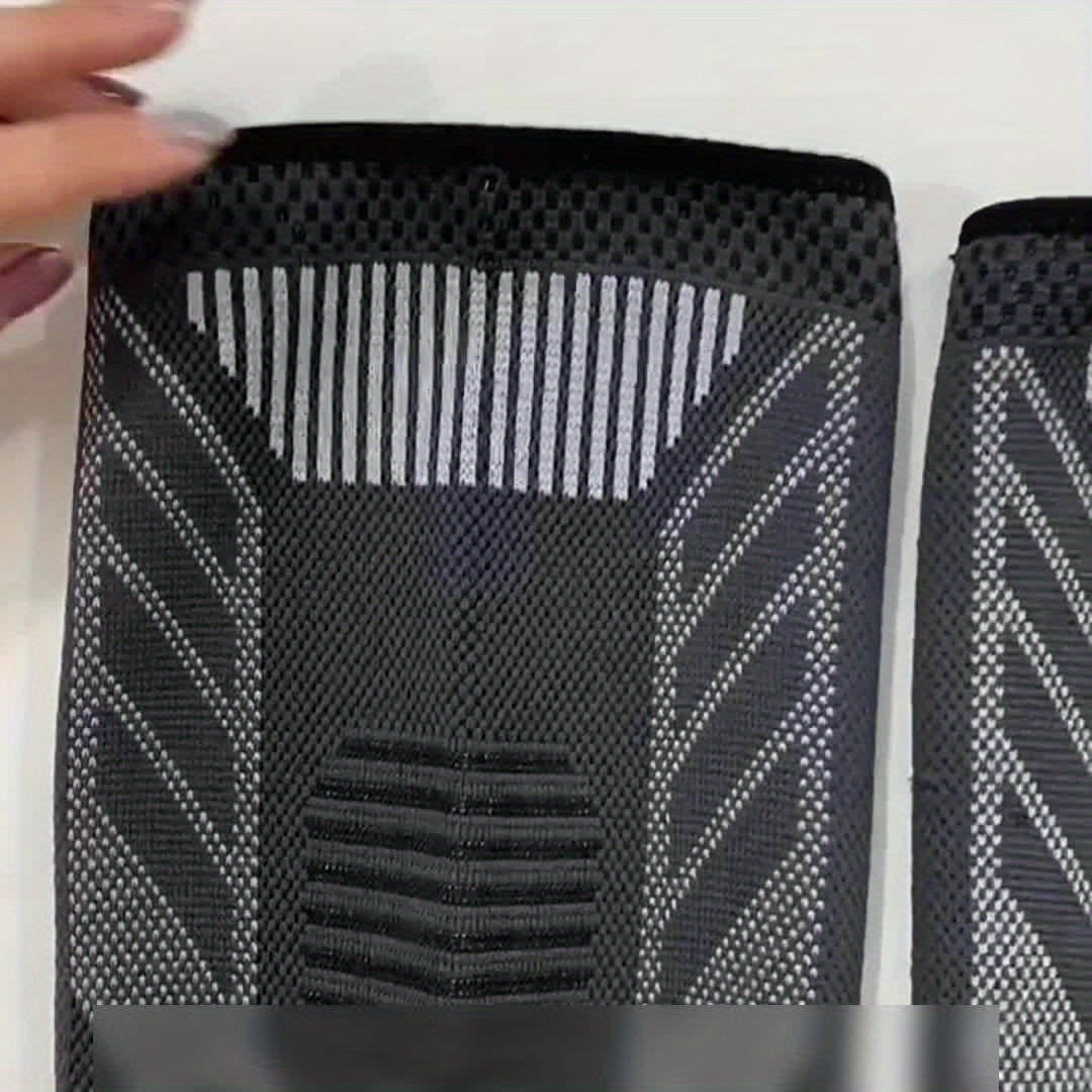 1pc Men's Compression Arm Sleeve Breathable Moisture-Wicking ted Elbow Gear - Suitable for Warmth, Outdoor Cycling, Basketball