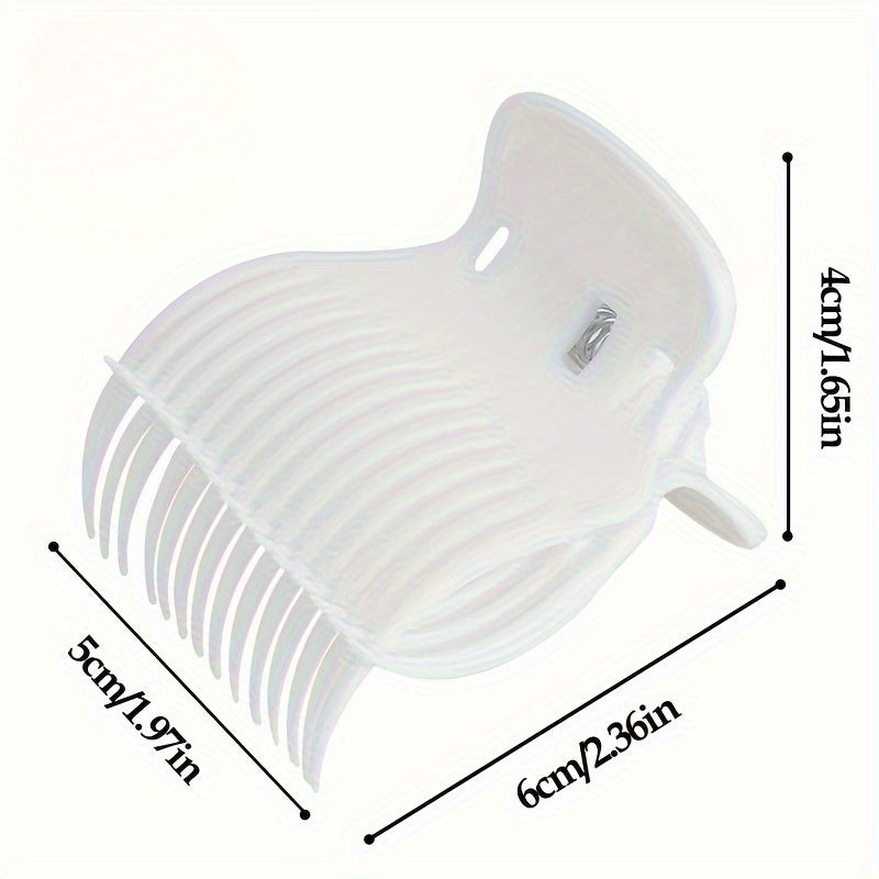 Lot de 12 bigoudis et pinces en plastique durable, adaptés cheveux mi-longs, outils coiffure manuels pour salon et usage personnel.