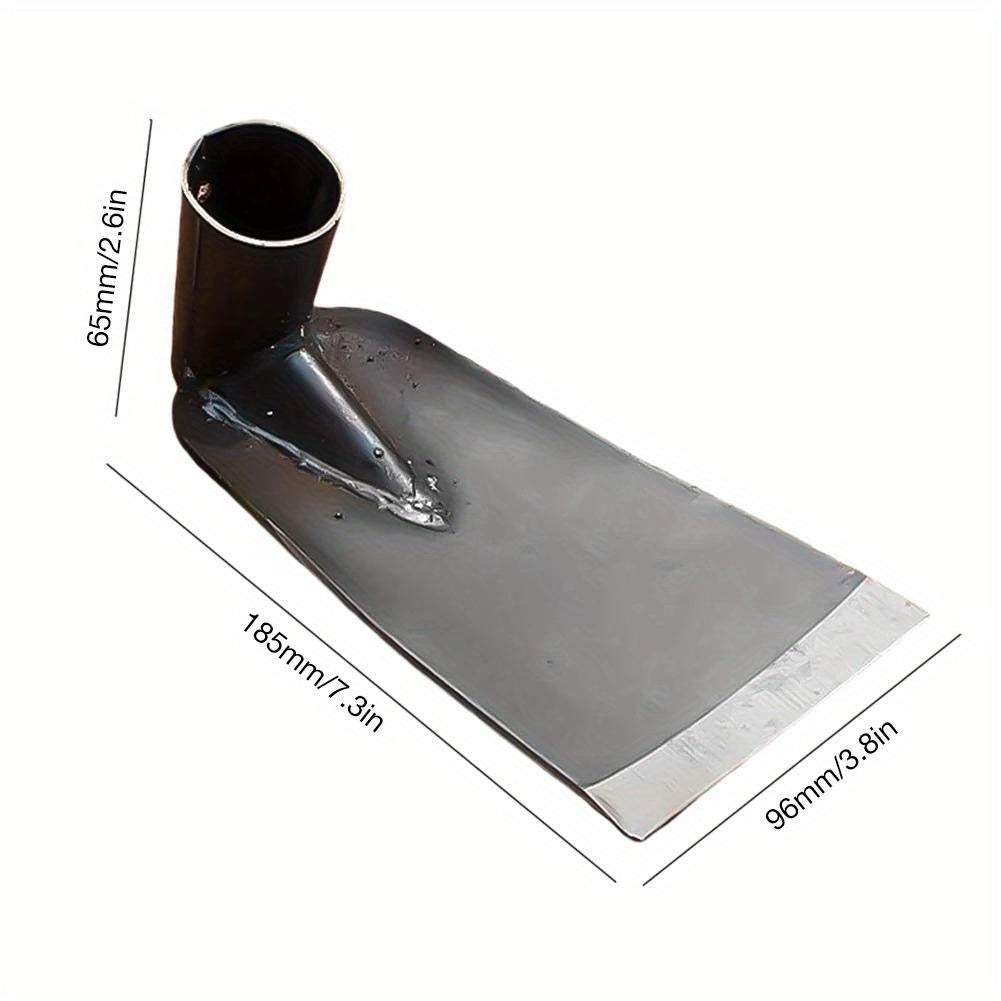 Heavy-Duty Manganese Steel Garden Hoe - Ideal for Soil Digging, Weeding, and Planting Vegetables &amp; Flowers | Robust Metal Trowel Design, Sharp Teeth for Efficient Digging