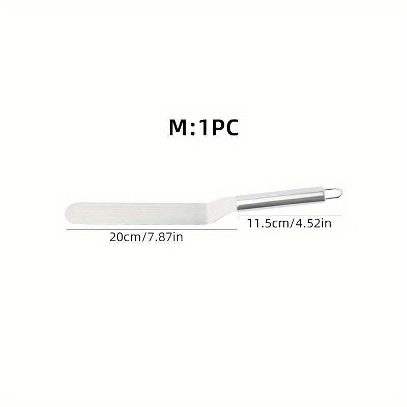 Spatule à Gâteau Premium en Acier Inoxydable : Antiadhésive, lisse crème et décors, durable, tailles 15 à 30 cm, outil essentiel pour pâtisserie et cadeau.