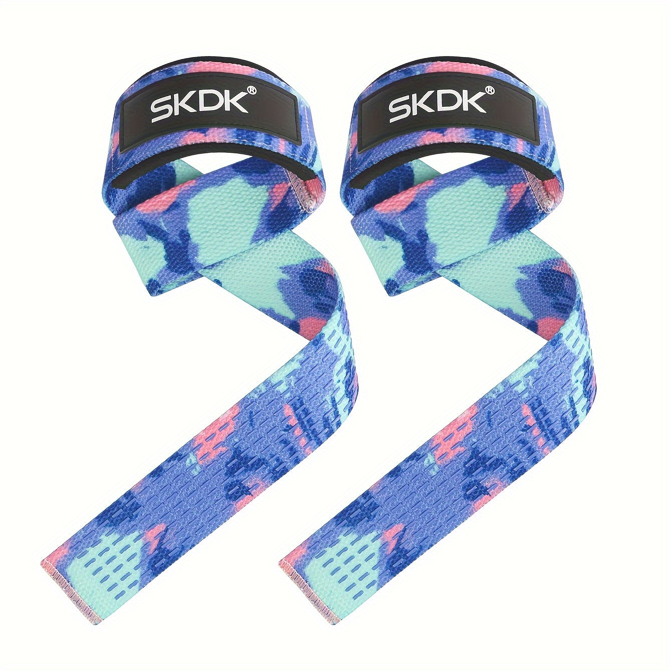 1 Pair SKDK Weight Lifting Wrist Straps with Extra Hand Grips - Breathable Mesh Gym Wrist Wraps for Deadlifts, Strength Training & Bodybuilding - Mixed Colors (Black/Blue/Pink/Red/Grey), Bodybuilding Essentials | Adjustable W