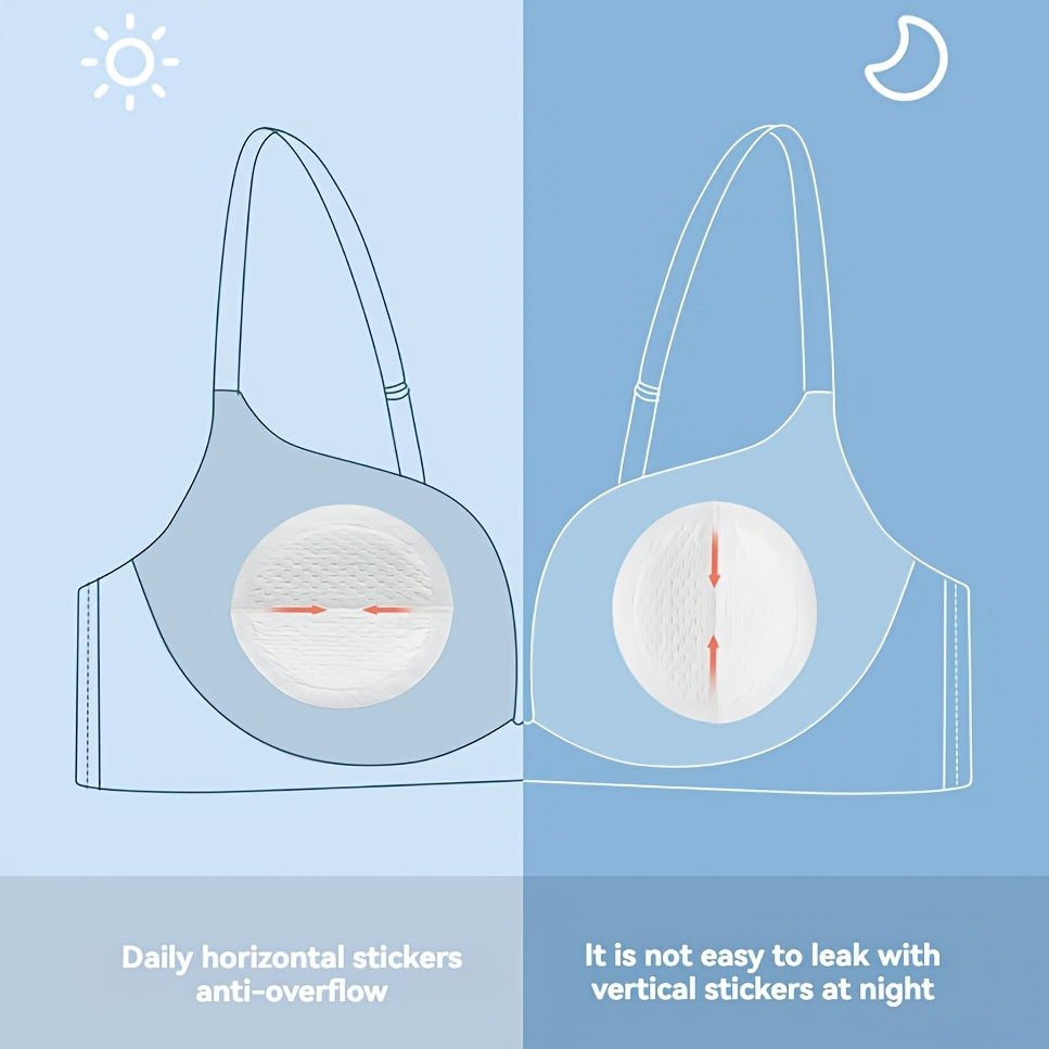 100 coussinets d’allaitement jetables ultra-fins, respirants, emballés individuellement, idéaux pour postpartum et lactation.