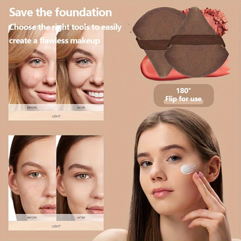 Set cadeau maquillage 37 pcs, pinceaux, éponges, accessoires nettoyage, polyvalent pour poudres, fond de teint et soins beauté précis.