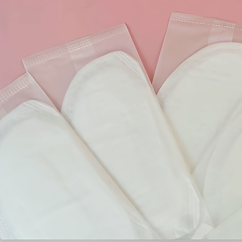 100 coussinets d’allaitement jetables ultra-fins, respirants, emballés individuellement, idéaux pour postpartum et lactation.
