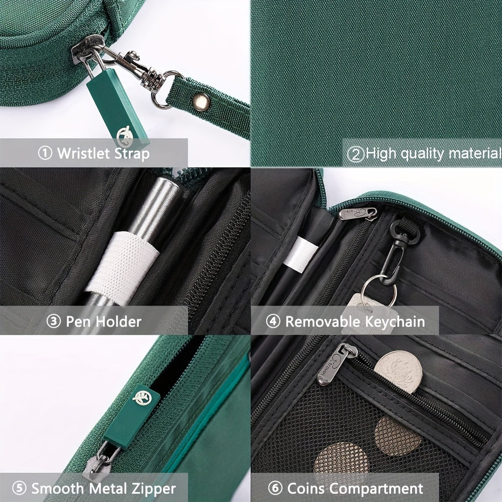 Portefeuille de voyage pour passeports et documents, organise et protège efficacement les papiers de toute la famille.