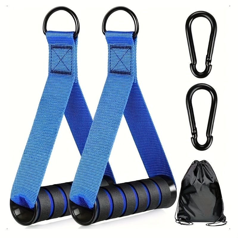 Poignées de câble orange pour bandes de résistance, ergonomiques et durables, adaptées à l’entraînement complet à domicile pour tous niveaux de fitness.