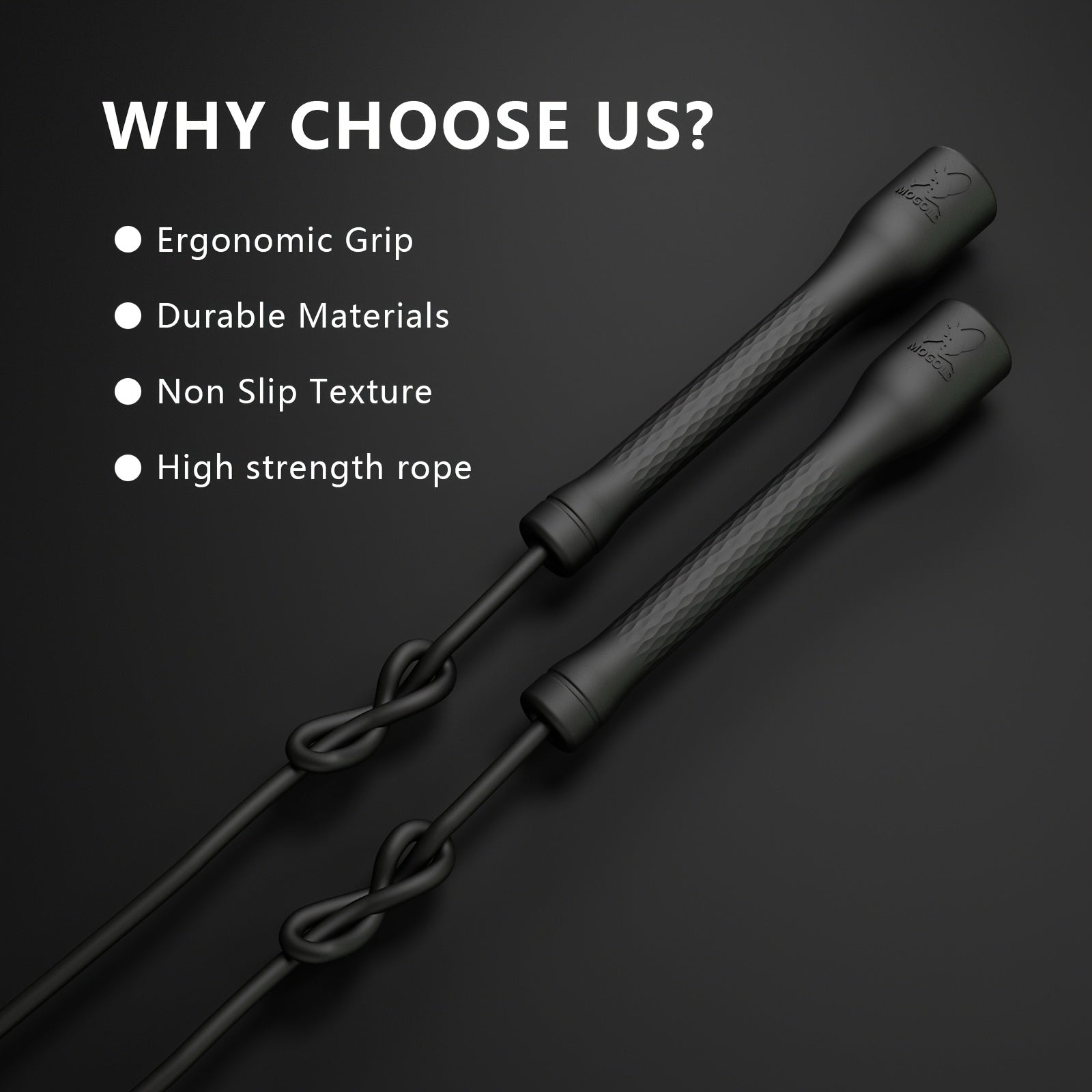 Corde à sauter de fitness réglable, conçue pour l’entraînement intensif, offrant mouvement fluide, résistance anti-nœuds et performance polyvalente pour tous les sportifs.