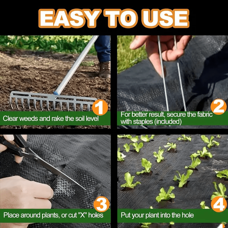 Breathable Hole Strawberry and Vegetable Planting Net for Garden Use - Durable PP Material, All-Season Usage, DIY Cuttable to Size, Suitable for Gardening Prevent Weed Growth Easy to use &amp; Store, Strawberry Growing Aid, Guard