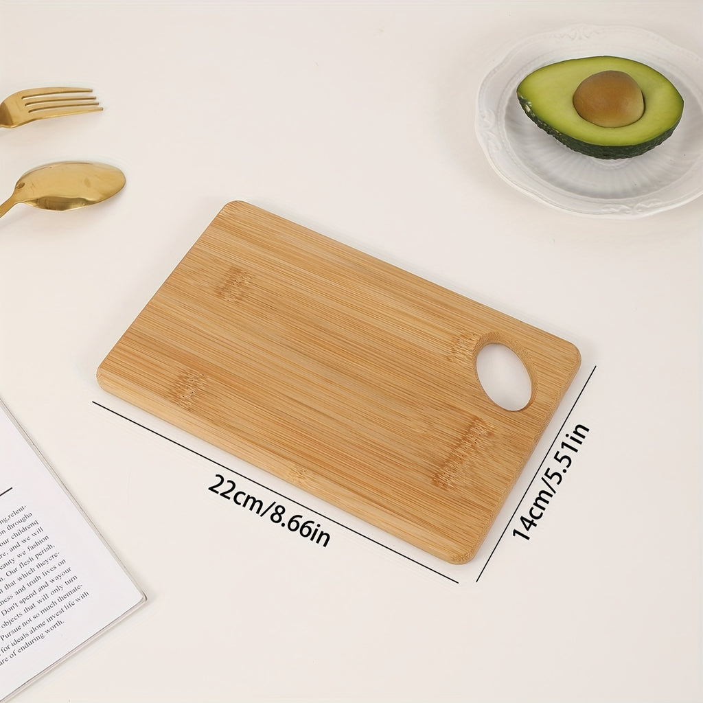 1pc Gold 3pcs Wooden Cutting Board Chopping Board Charcuterie Board for Kitchen Meat, Cheese, Bread, Vegetables And Fruits, Kitchen Utensils, Home Dormitory Cutting Board