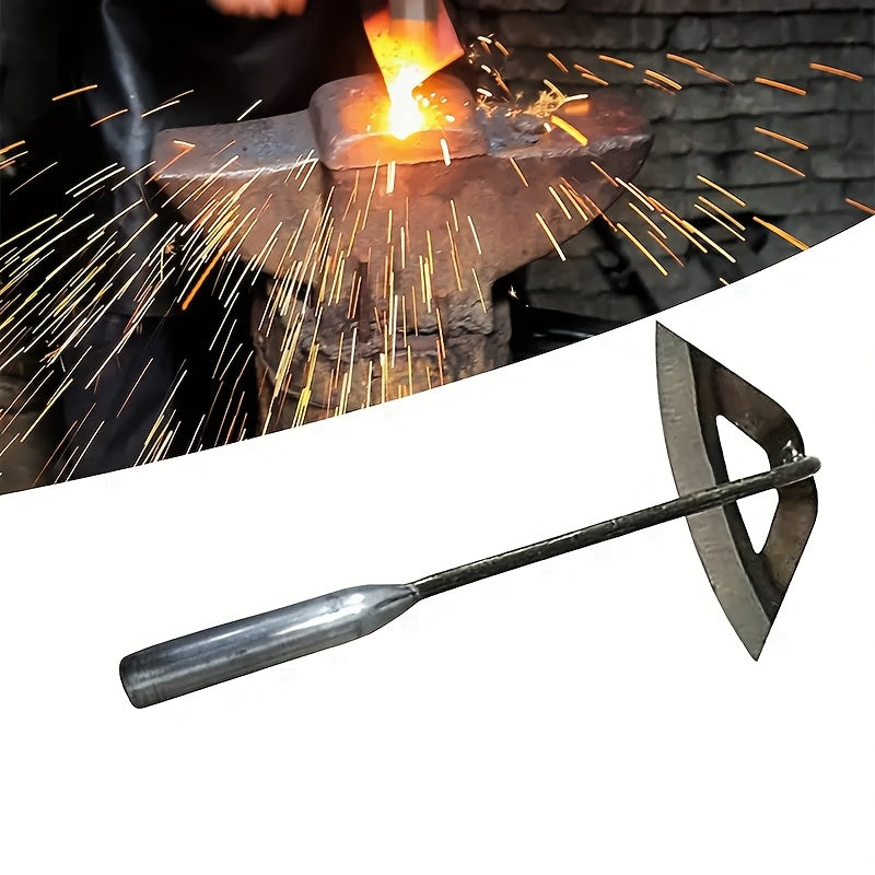 Premium All-Steel Hardened Hollow Hoe - Handheld Weeding Rake with Sharp Tines for Efficient Garden Maintenance, Durable &amp; Rust-Resistant, Ideal for Vegetable Gardens &amp; Garden Houses, Garden Hoe, Garden Tool, Rustresistant To