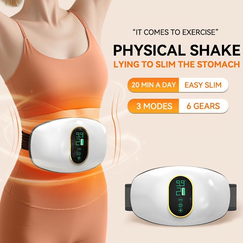 Portable Full-Body Massager with 20-Minute Timer &amp; 4 Massage Modes - Ergonomic Design, USB-Powered (Rechargeable Battery) for Abdomen, Legs, Back, Arms, Neck - Ideal For Home Gym, Post-workout Recovery, Christmas, Valentine'S