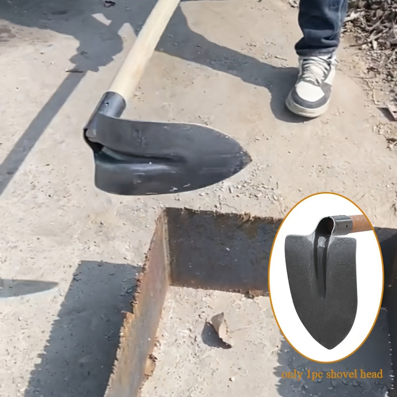 Heavy-Duty Manganese Steel Garden Shovel - Thickened &amp; Heavy-Duty Design, Ergonomic Handle for Outdoor Gardening, Durable Metal Construction, No Electricity Needed, Garden Shovel Heavy Duty, Robust Tool Design, Sturdy Constru