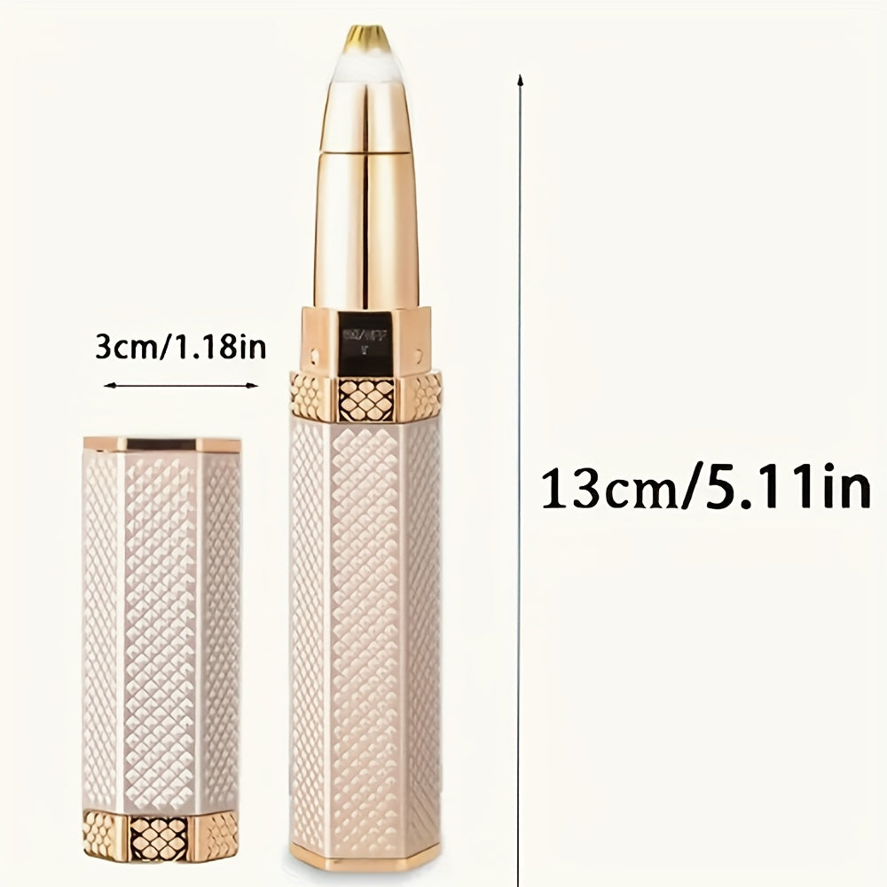 Épilateur électrique 4 en 1 pour femmes, rechargeable, indolore, pour visage, sourcils, nez, bikini et corps.