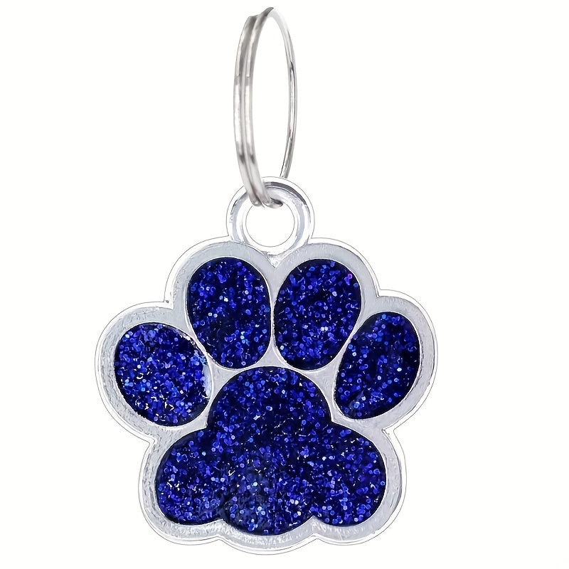 1pc Custom Dog Tag, Personalized Pet ID Plate with Laser Engraving - Durable and Fade-Resistant Cat Paw Tag for Dogs