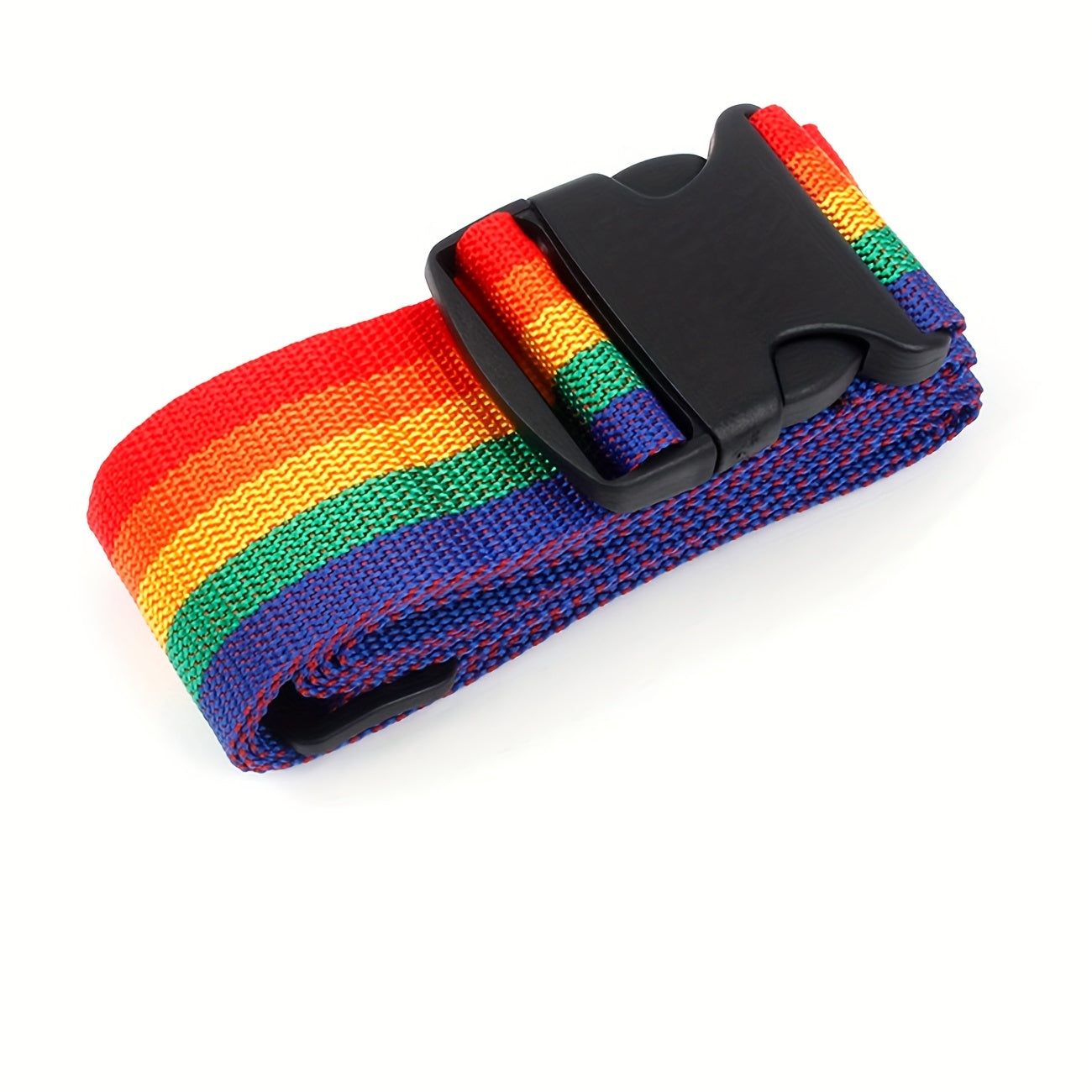 1pc Custom Embroidered Luggage Strap with Personalized Name/Text - Durable Nylon Adjustable Shoulder Strap, Colorful Luggage Protector &amp; Identifier for Suitcases, Travel Bags, Airports (Hand Washable), Suitcase Identifier, St