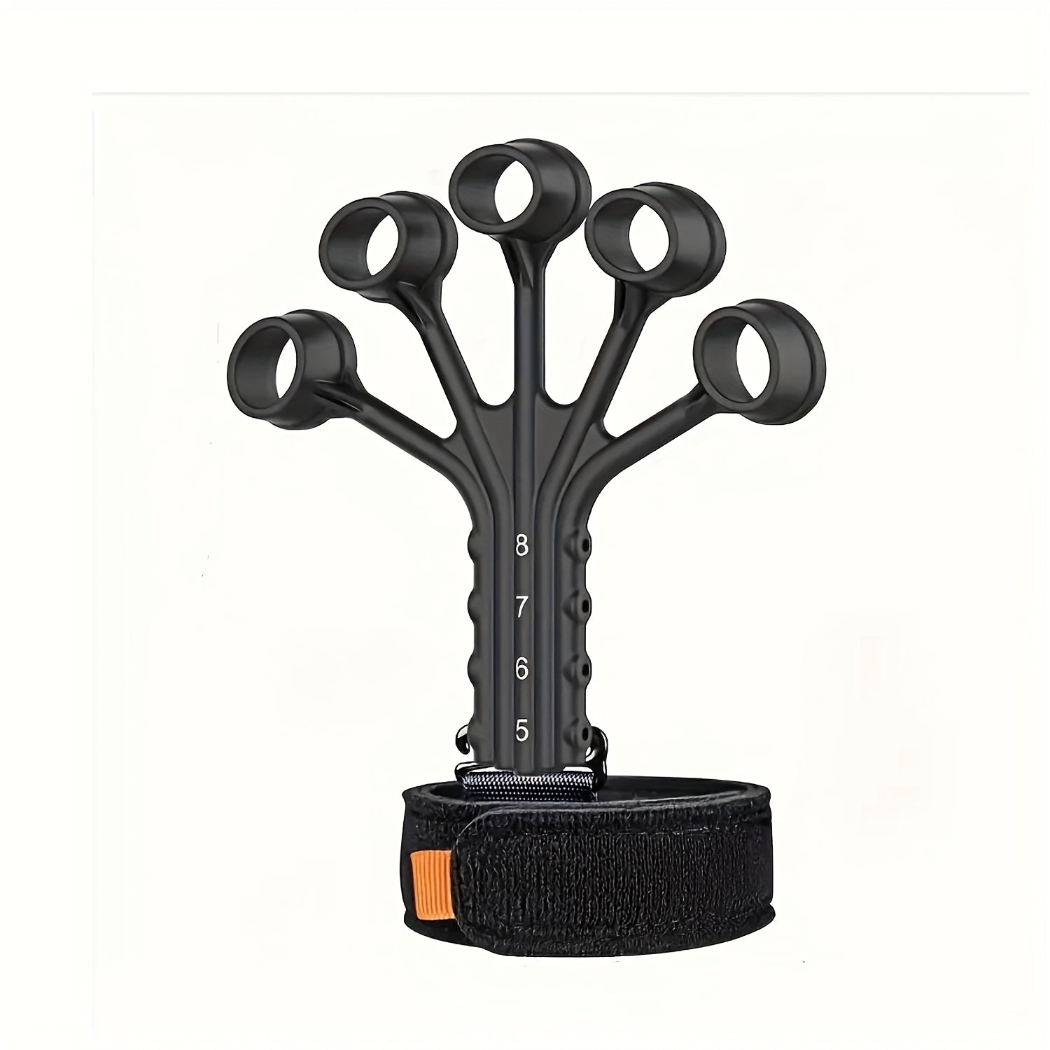 Entraîneur de force en silicone avec exerciteur de doigts, résistance réglable, parfait pour renforcement musculaire, rééducation et usage quotidien.
