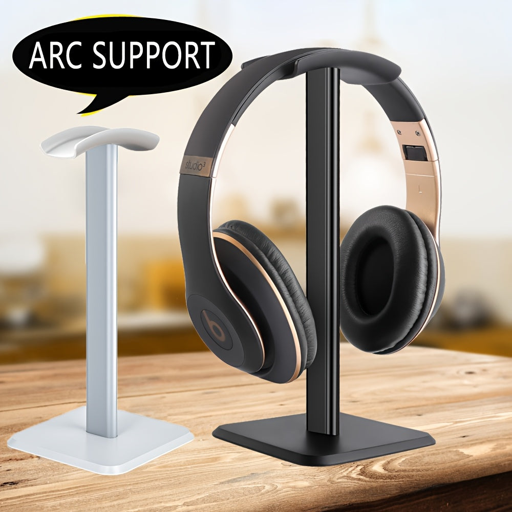 Premium ABS Desktop Headphone Stand - Sleek Gaming Earphone Holder for Office &amp; Gaming Room Display