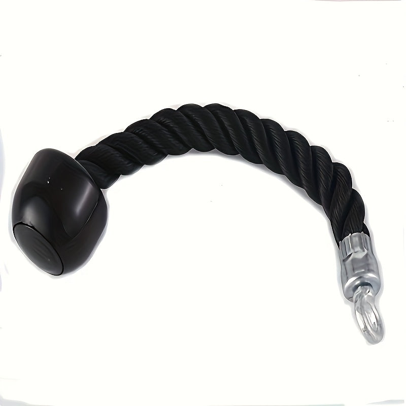 1pc Heavy-Duty Gym Rope for Biceps, Triceps, Pull-Downs - Long (27.56&quot; or 35.43&quot;) or Short (70cm/90cm) Workout Cable Rope - Compatible with Home &amp;amp; Commercial Gym Equipment - Strength Training Cable Rope, Gym Accessories, Tric