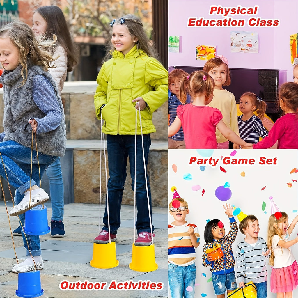 Youngsters' Anti-Slip Balance Stilts - Outdoor Family Fun &amp; Fitness Training, Perfect for Christmas, Halloween, Thanksgiving Gifts, Best for Christmas, Perfect for Thanksgiving