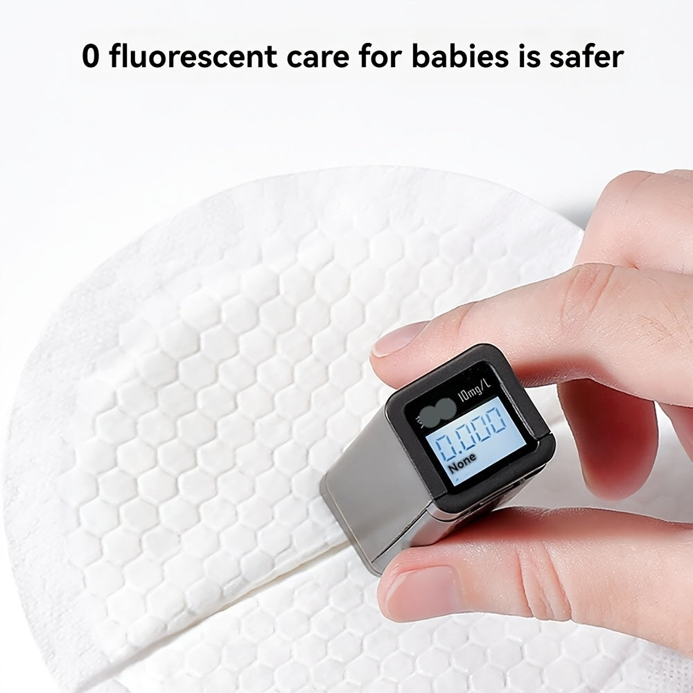 100 coussinets d’allaitement jetables ultra-fins, respirants, emballés individuellement, idéaux pour postpartum et lactation.