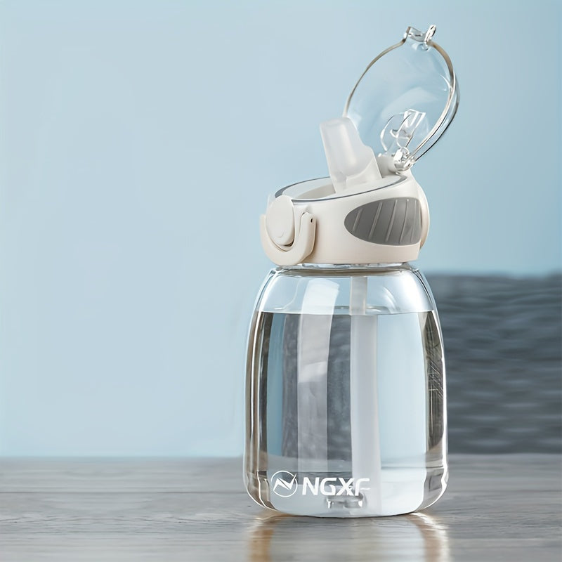 Leak-Proof Portable Water Bottle - Cute, Compact Design for Men &amp; Women, PVC-Free Plastic, Ideal for Outdoor Activities &amp; Travel