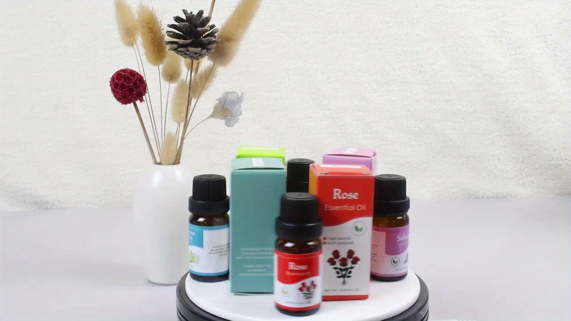 Huile essentielle 10 ml multi-arômes Lavande, citron, océan, rose, parfum durable, idéale pour diffuseur, humidificateur, voiture, bougies, maison ou hôtel.