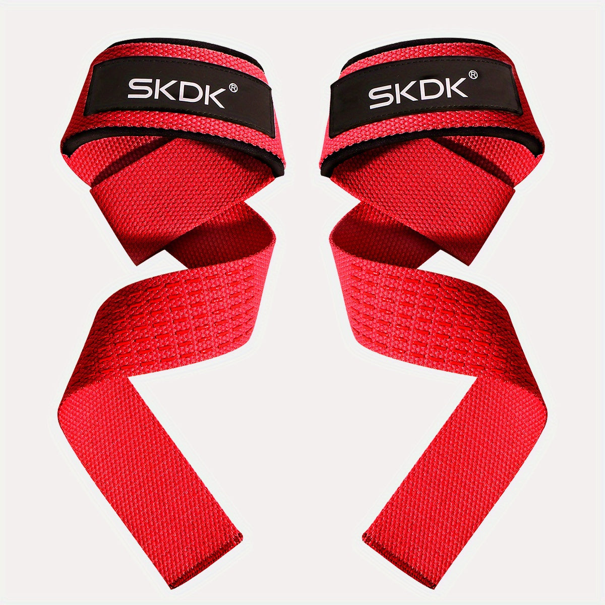 1 Pair SKDK Weight Lifting Wrist Straps with Extra Hand Grips - Breathable Mesh Gym Wrist Wraps for Deadlifts, Strength Training & Bodybuilding - Mixed Colors (Black/Blue/Pink/Red/Grey), Bodybuilding Essentials | Adjustable W