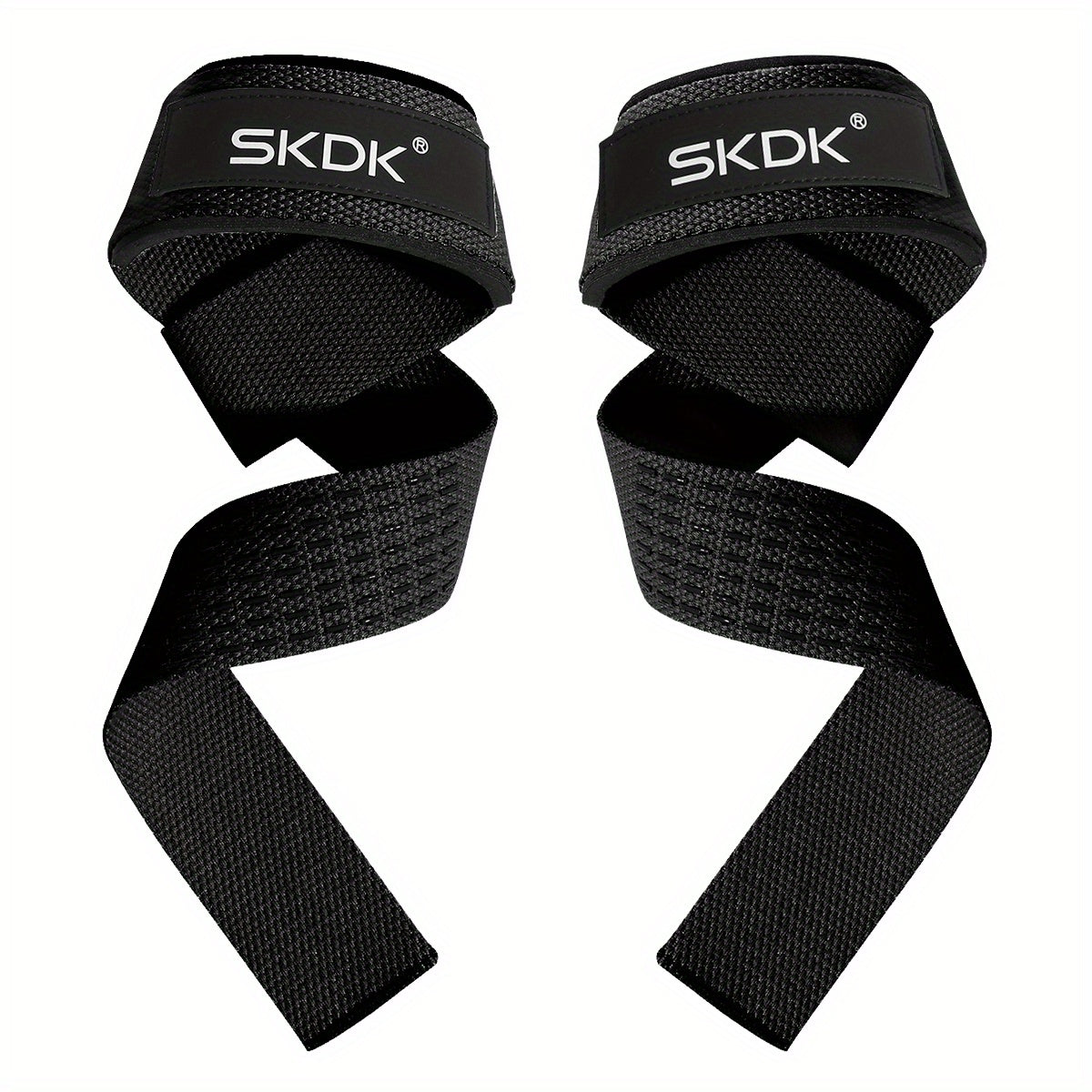 1 Pair SKDK Weight Lifting Wrist Straps with Extra Hand Grips - Breathable Mesh Gym Wrist Wraps for Deadlifts, Strength Training & Bodybuilding - Mixed Colors (Black/Blue/Pink/Red/Grey), Bodybuilding Essentials | Adjustable W