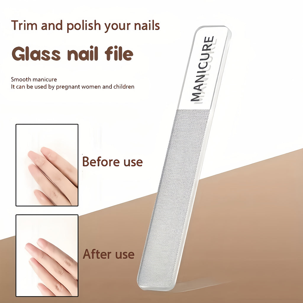 Set de 8 coupe-ongles en acier inoxydable avec boîte de rangement, étanche et portable, parfait pour soins personnels et voyage.