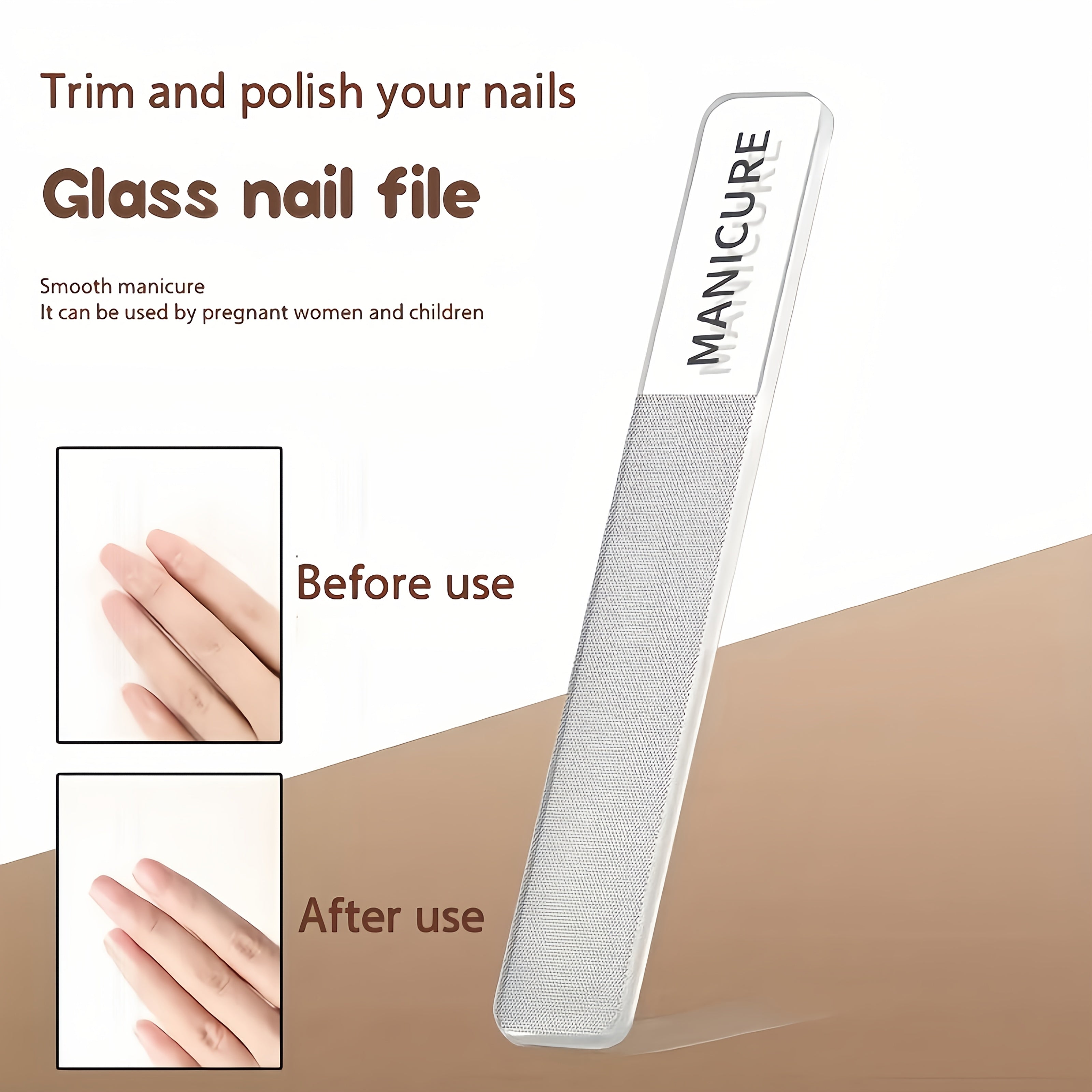 Set de 8 coupe-ongles en acier inoxydable avec boîte de rangement, étanche et portable, parfait pour soins personnels et voyage.