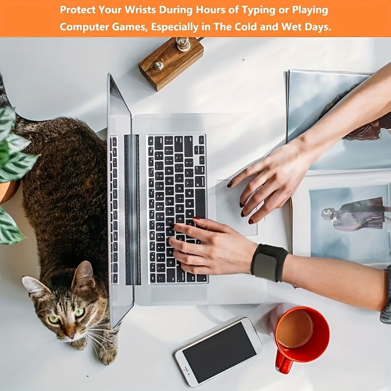 Paire de bracelets de compression offrant maintien, stabilité et protection pour musculation, haltérophilie et activités sportives intensives.