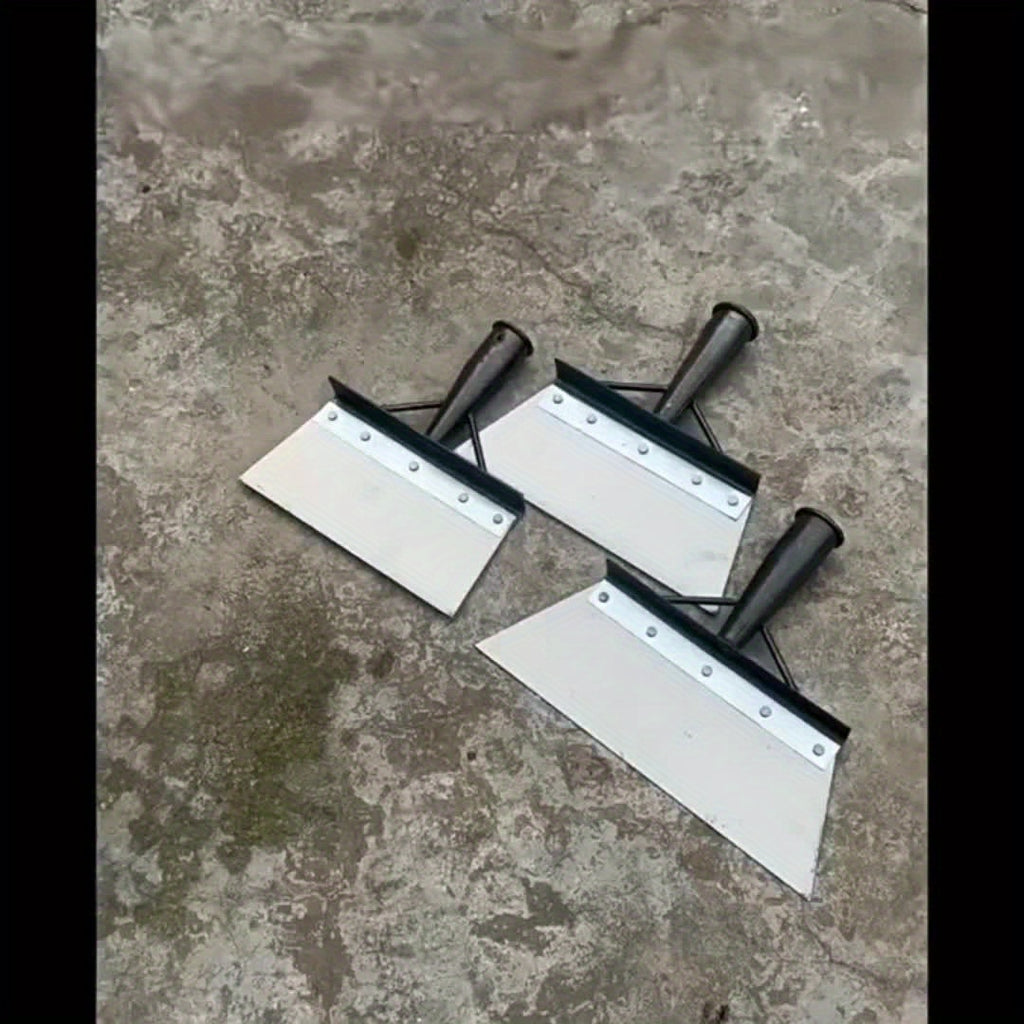 Pelle de jardin multifonction en acier Outil robuste pour gratter les murs, enlever la neige, retirer les mauvaises herbes et nettoyer jardins et fermes. (Sans manche)
