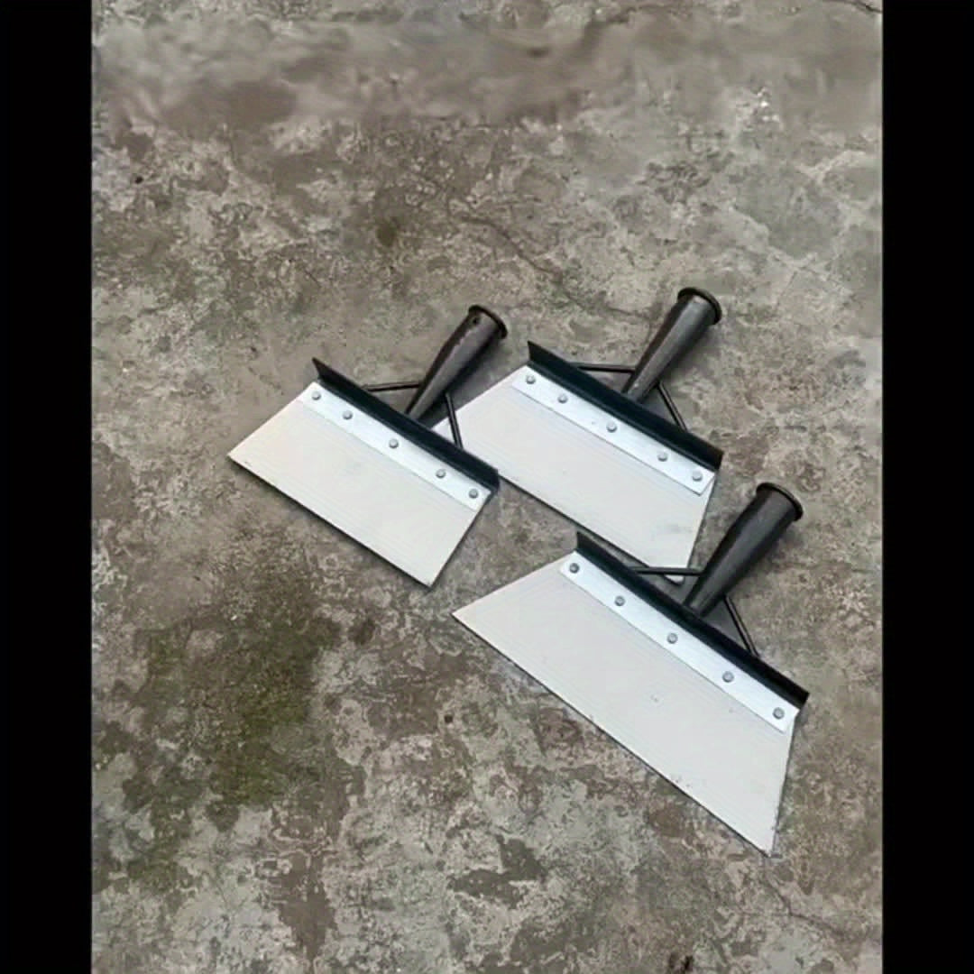 Pelle de jardin multifonction en acier Outil robuste pour gratter les murs, enlever la neige, retirer les mauvaises herbes et nettoyer jardins et fermes. (Sans manche)