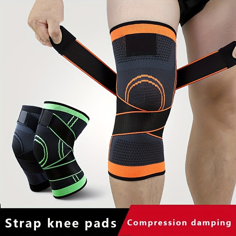 1pc Breathable Compression Knee Brace for Sports, Gym, Hiking, And Joint Support - High Elastic Knee Pad Protector for Fitness