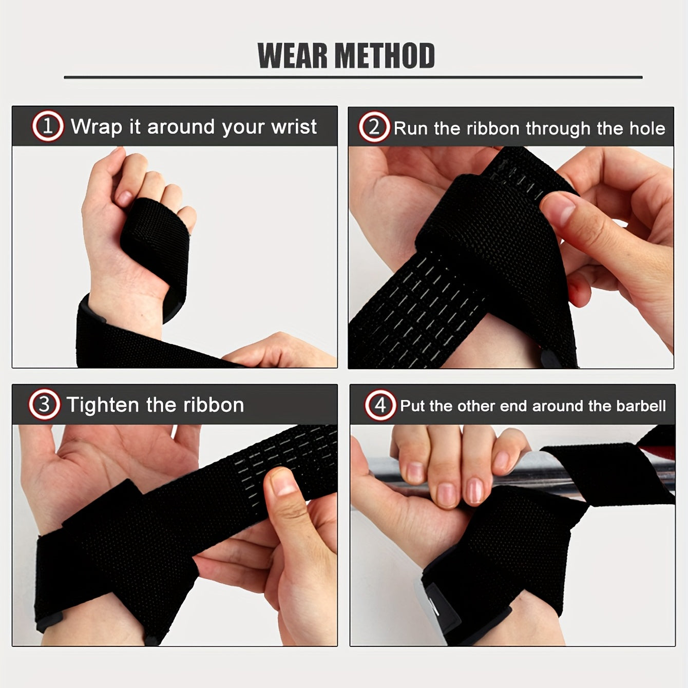 1 Pair SKDK Weight Lifting Wrist Straps with Extra Hand Grips - Breathable Mesh Gym Wrist Wraps for Deadlifts, Strength Training & Bodybuilding - Mixed Colors (Black/Blue/Pink/Red/Grey), Bodybuilding Essentials | Adjustable W